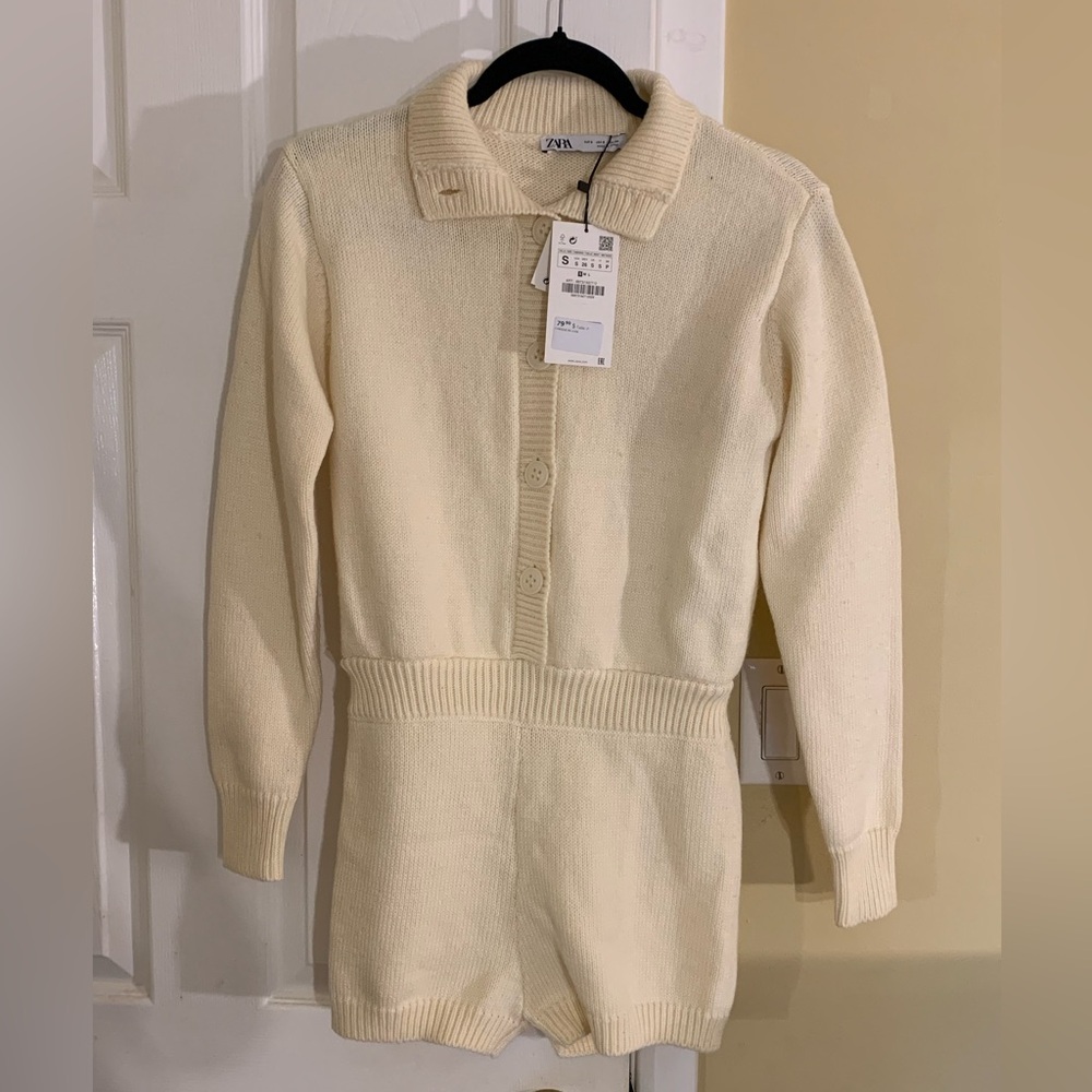 Zara Knit Long Sleep Romper